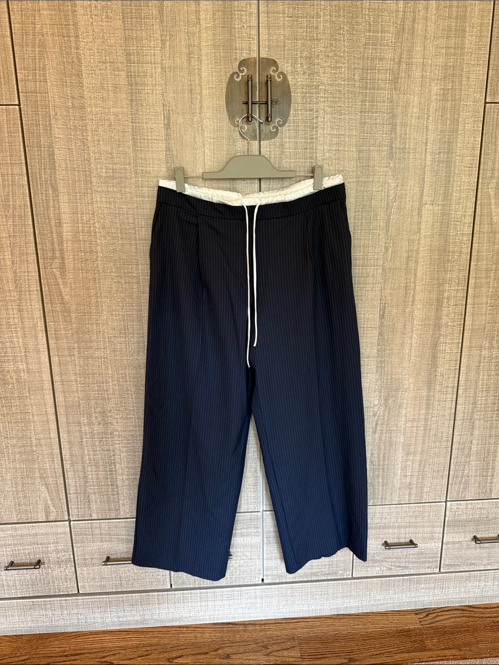 Zara Double Waistband Wide Leg Pants